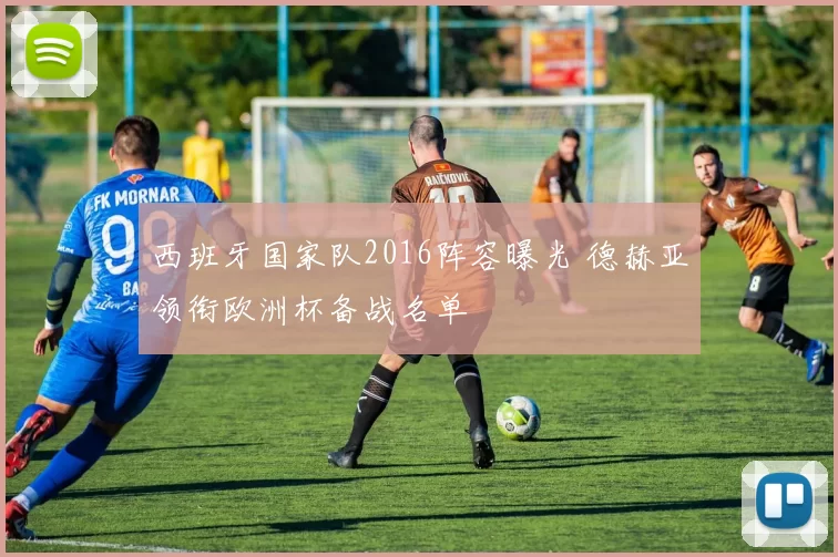 西班牙国家队2016阵容曝光 德赫亚领衔欧洲杯备战名单