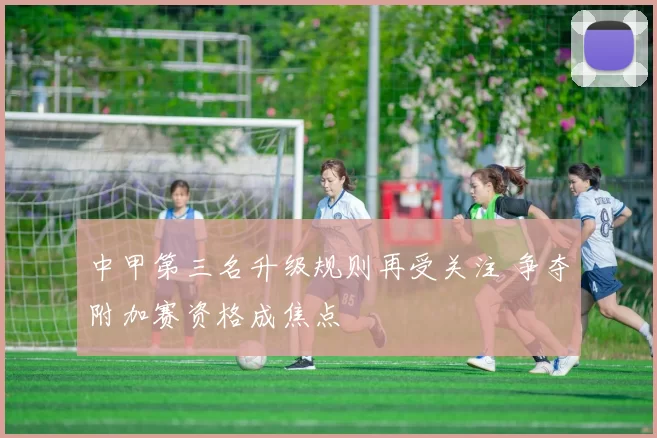 中甲第三名升级规则再受关注 争夺附加赛资格成焦点